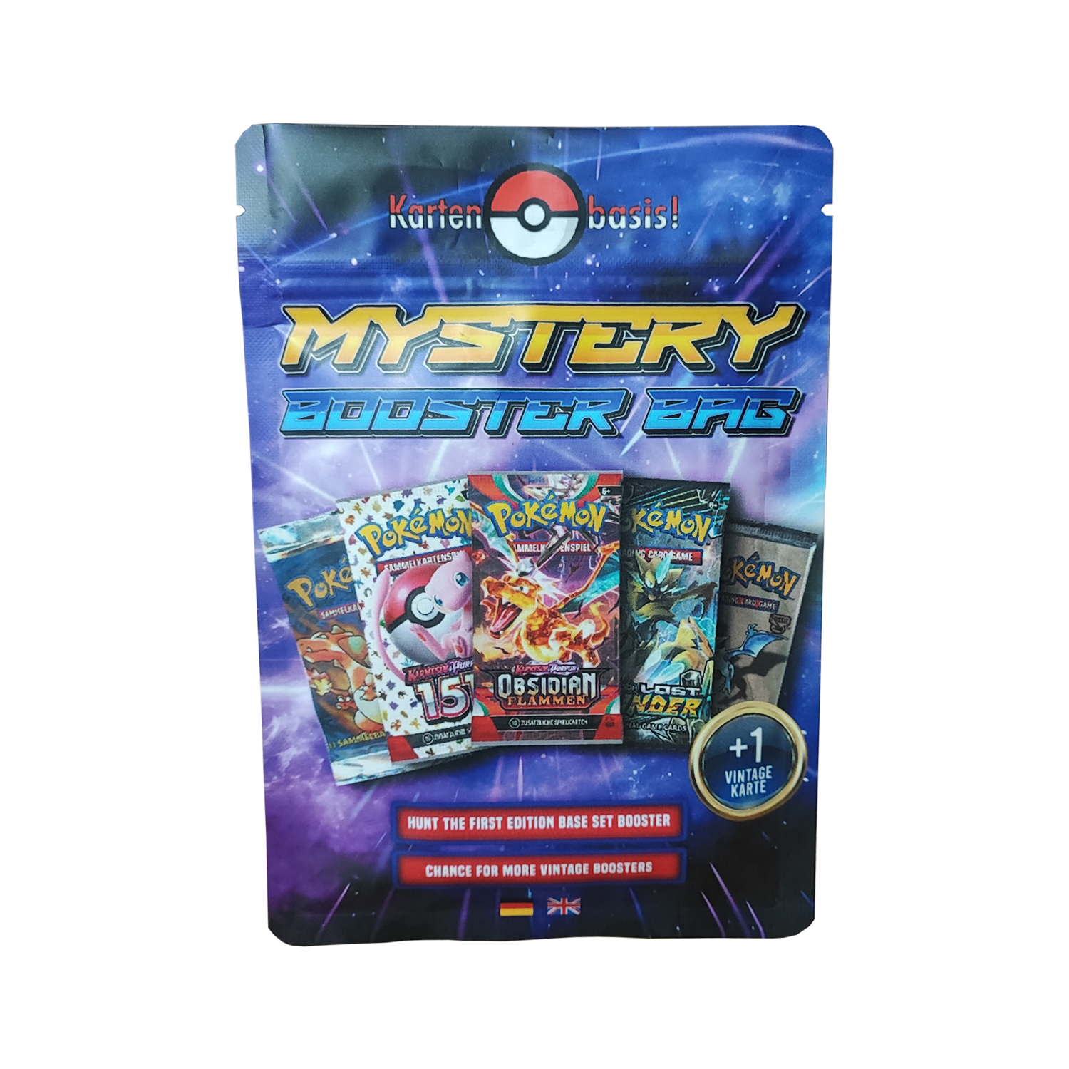 Pokemon Mystery Booster Bag mit Chance auf Base Set Booster kaufen! Kartenbasis Pokemon Mystery Booster Bag mit Chance auf Base Set Booster kaufen! Kartenbasis