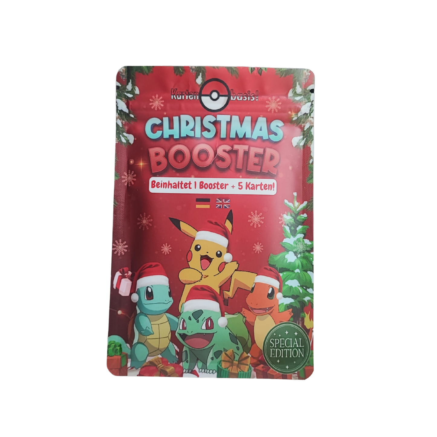 Kartenbasis Pokemon Christmas Booster 2.0
