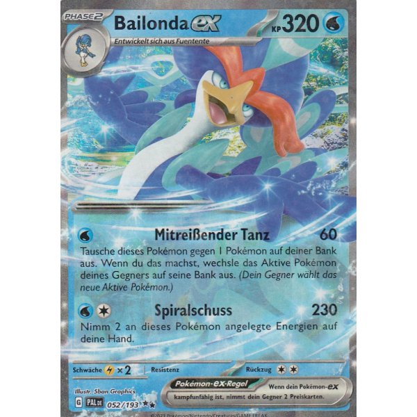 Bailonda Ex 052/193 Pokemon