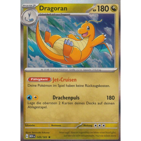 Dragoran 149/165 Holo Dragonite