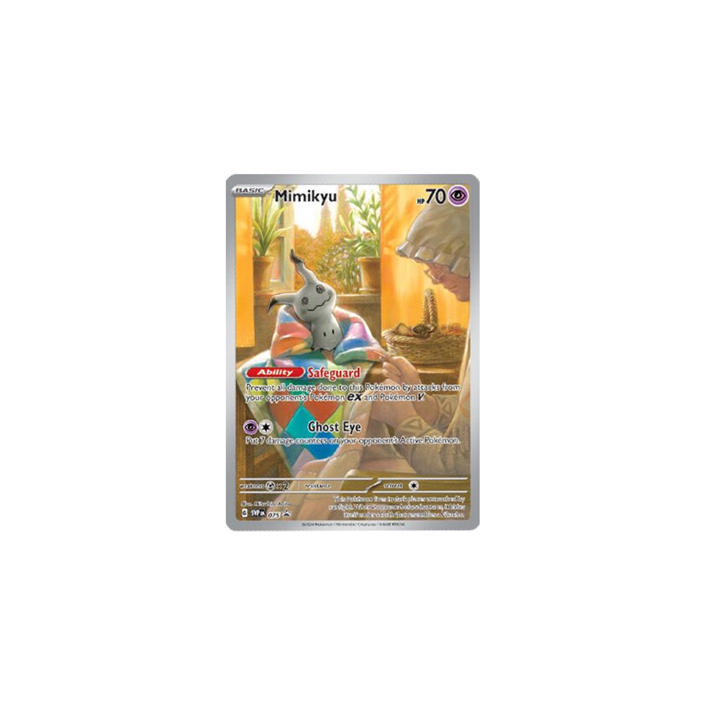 SVPDE075 Mimigma Promo karte Paldeas Schicksale