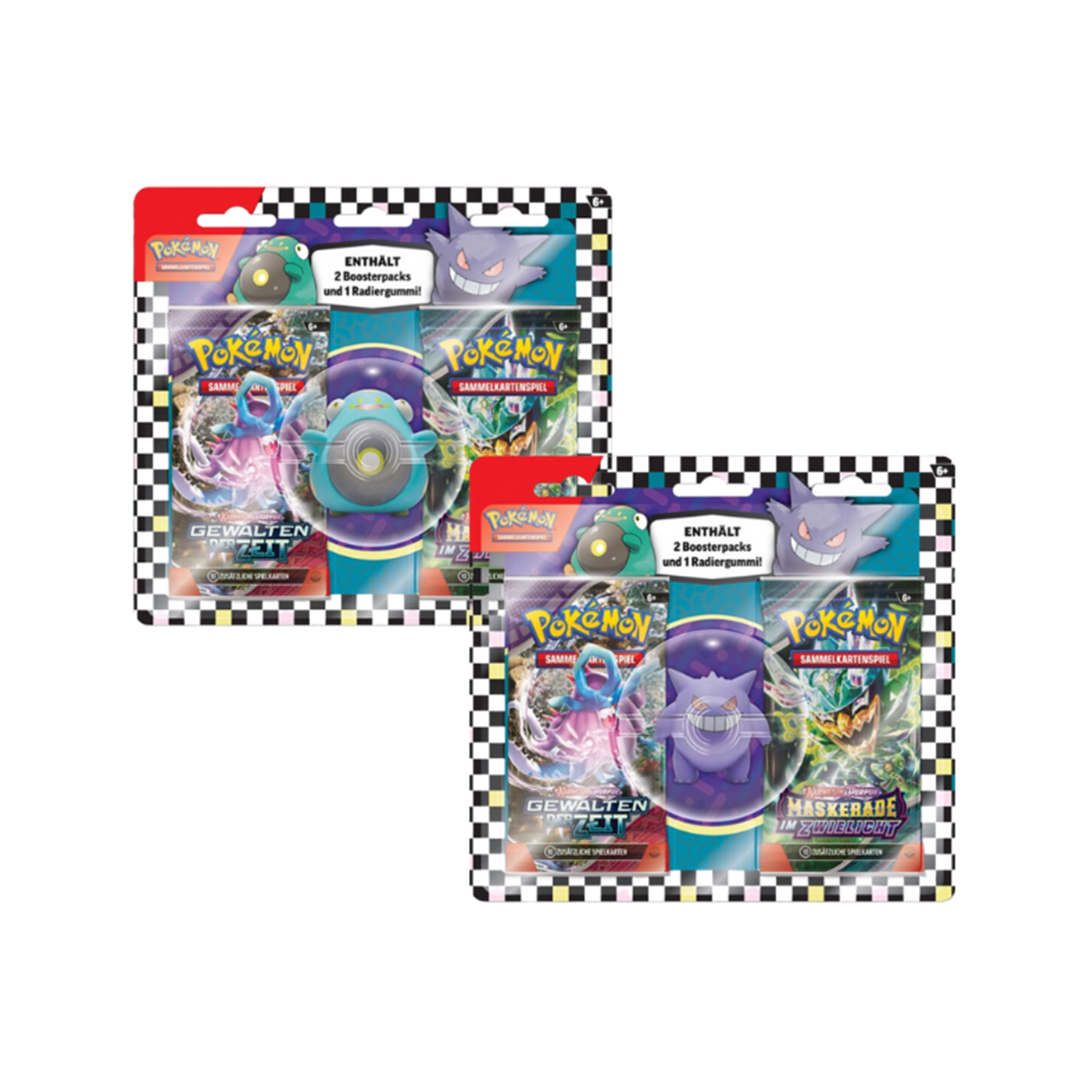 Pokemon back to school eraser blister