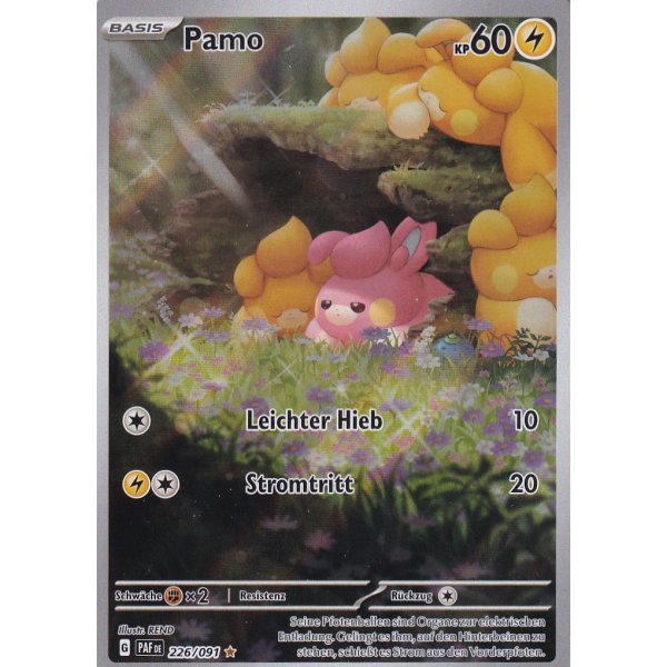 Pamo 226/091 Paldeas Schicksale Illustration Rare