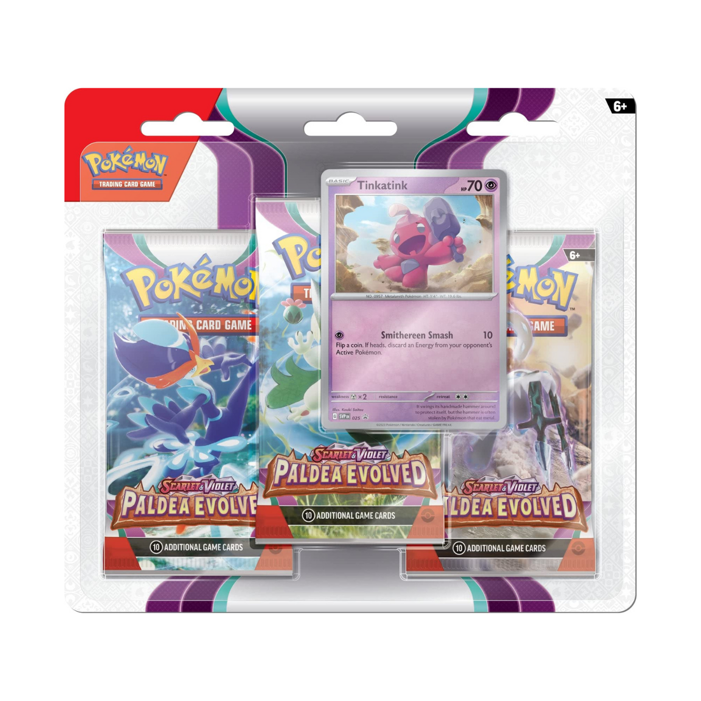 Pokemon Entwicklungen in Paldea 3 Pack Blister EN