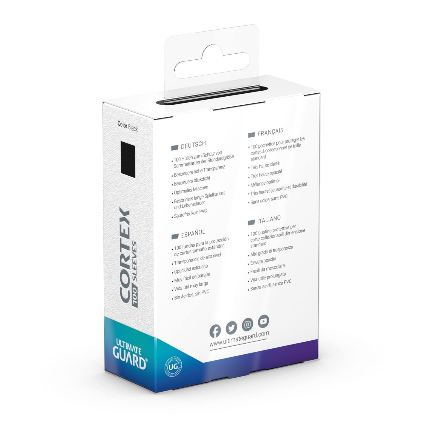 Cortex 100 Hüllen schwarz