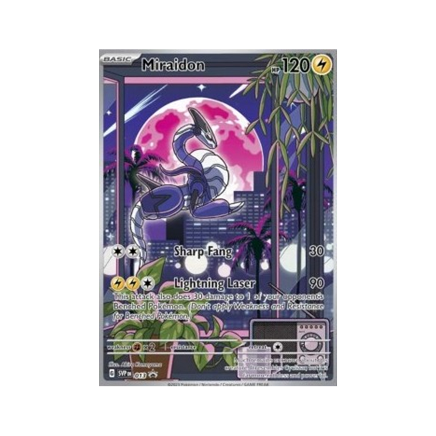 Pokemon Miraidon Promokarte SVPDE014