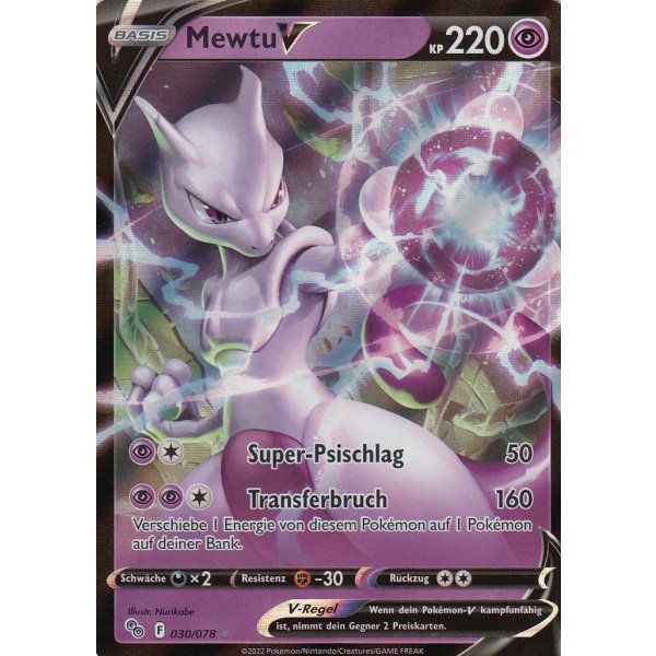 Mewtu V 030/078