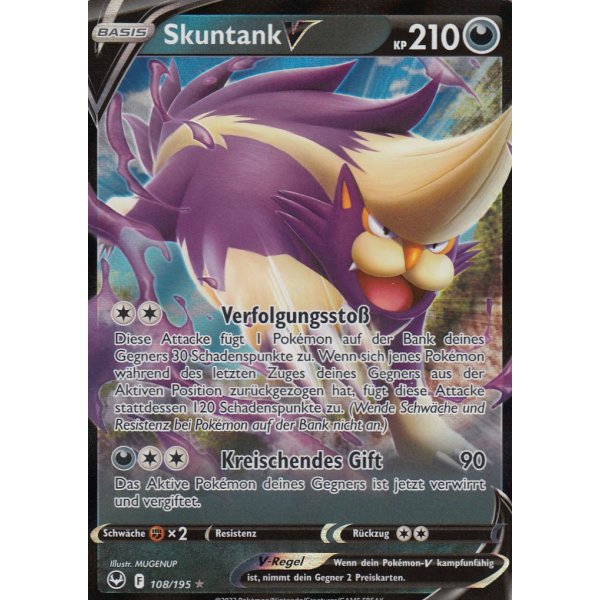 Skuntank V 108/195 Pokemon Silberne Sturmwinde kaufen! – Kartenbasis