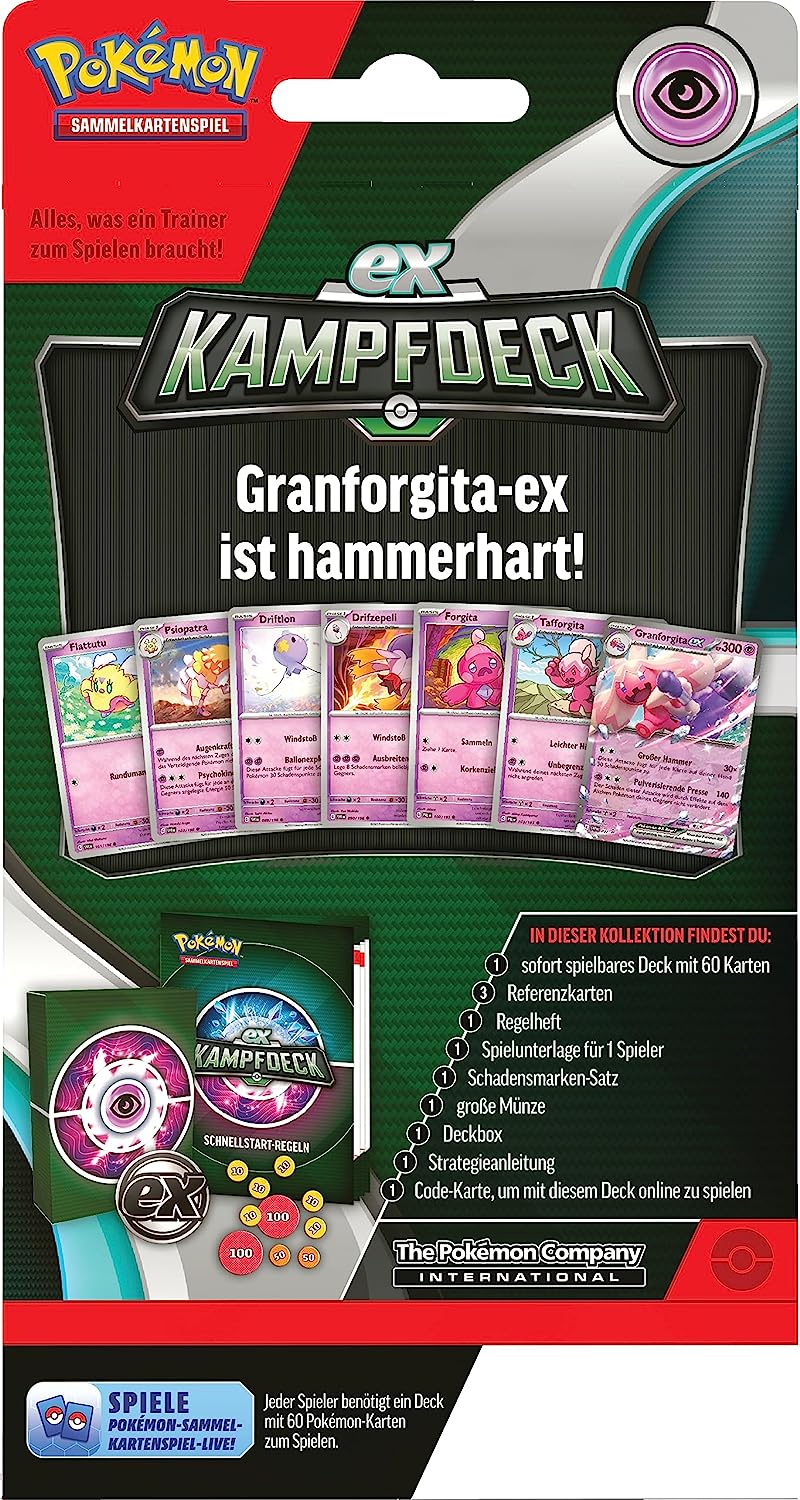 Pokemon Kampfdeck Granfornita Ex