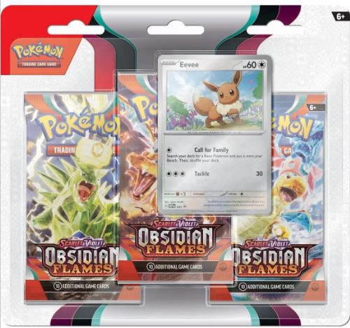 Pokemon 3 Pack Blister Obsidianflammen [Englisch]