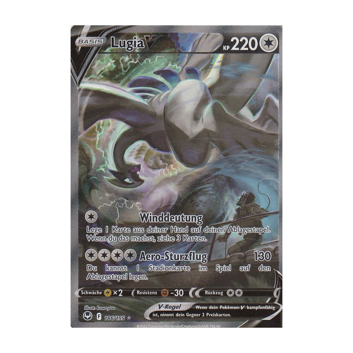 Lugia V 186/195 Silberne Sturmwinde Alternativ [deutsch]