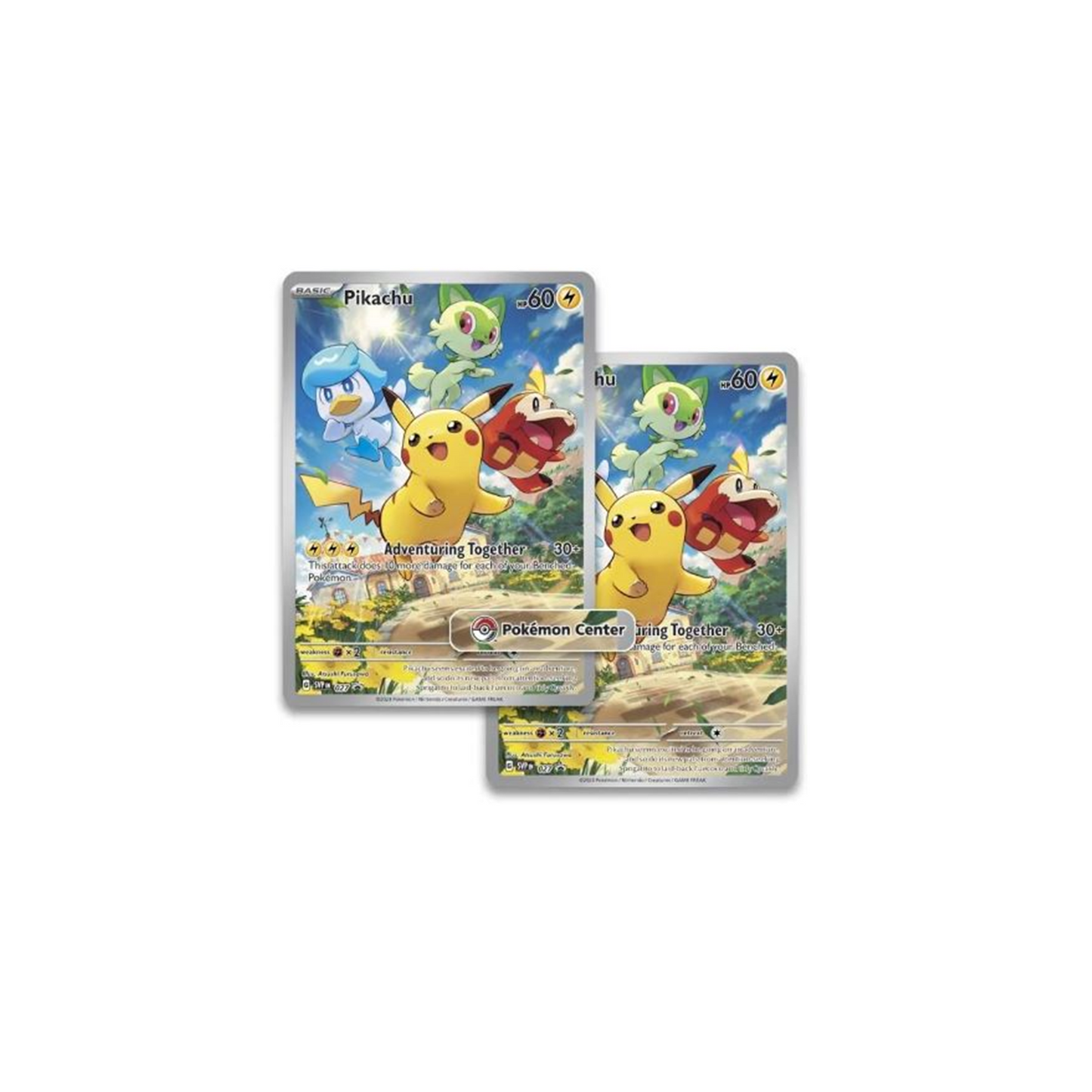 Pikachu Promo Entwicklungen in Paldea Top Trainer Box