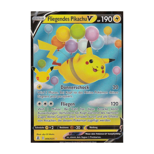 Fliegendes Pikachu celebrations