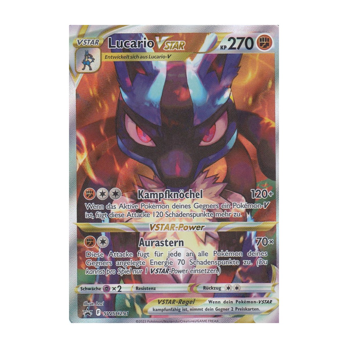 Lucario VStar SWSH291 Promokarte