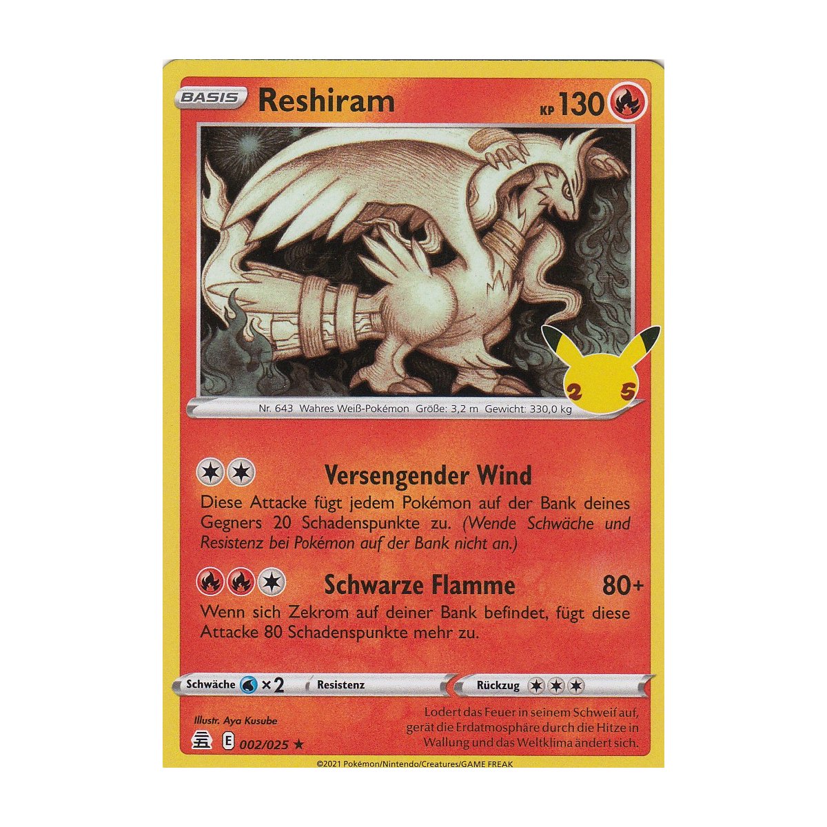 Reshiram Celebrations